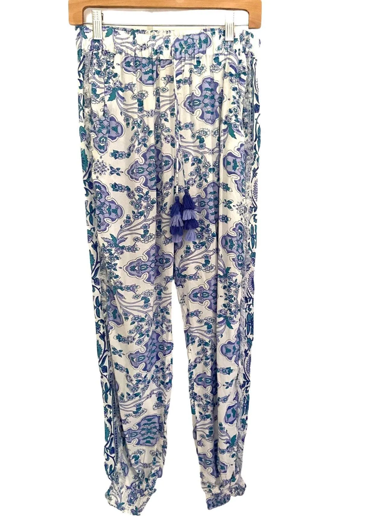 Cool Summer Floral Print Pants