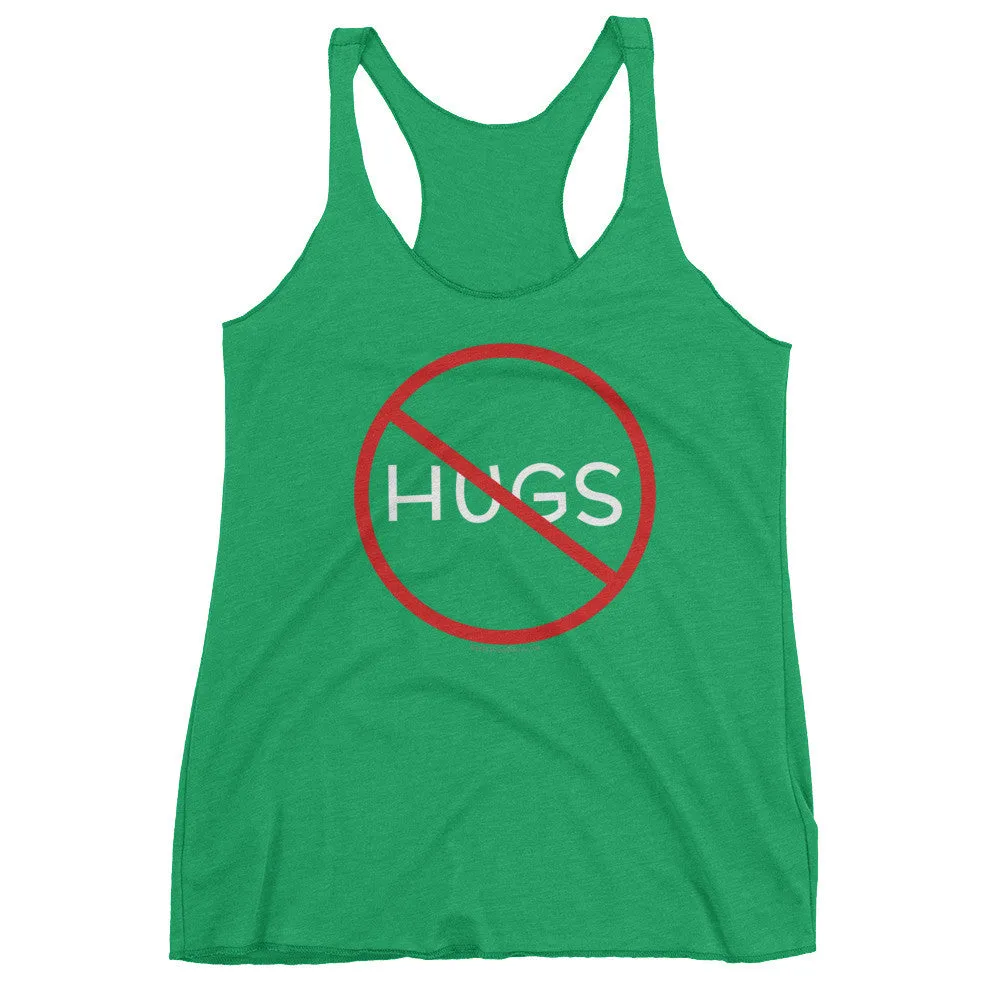No Hugs Personal Space Racerback Tank Top