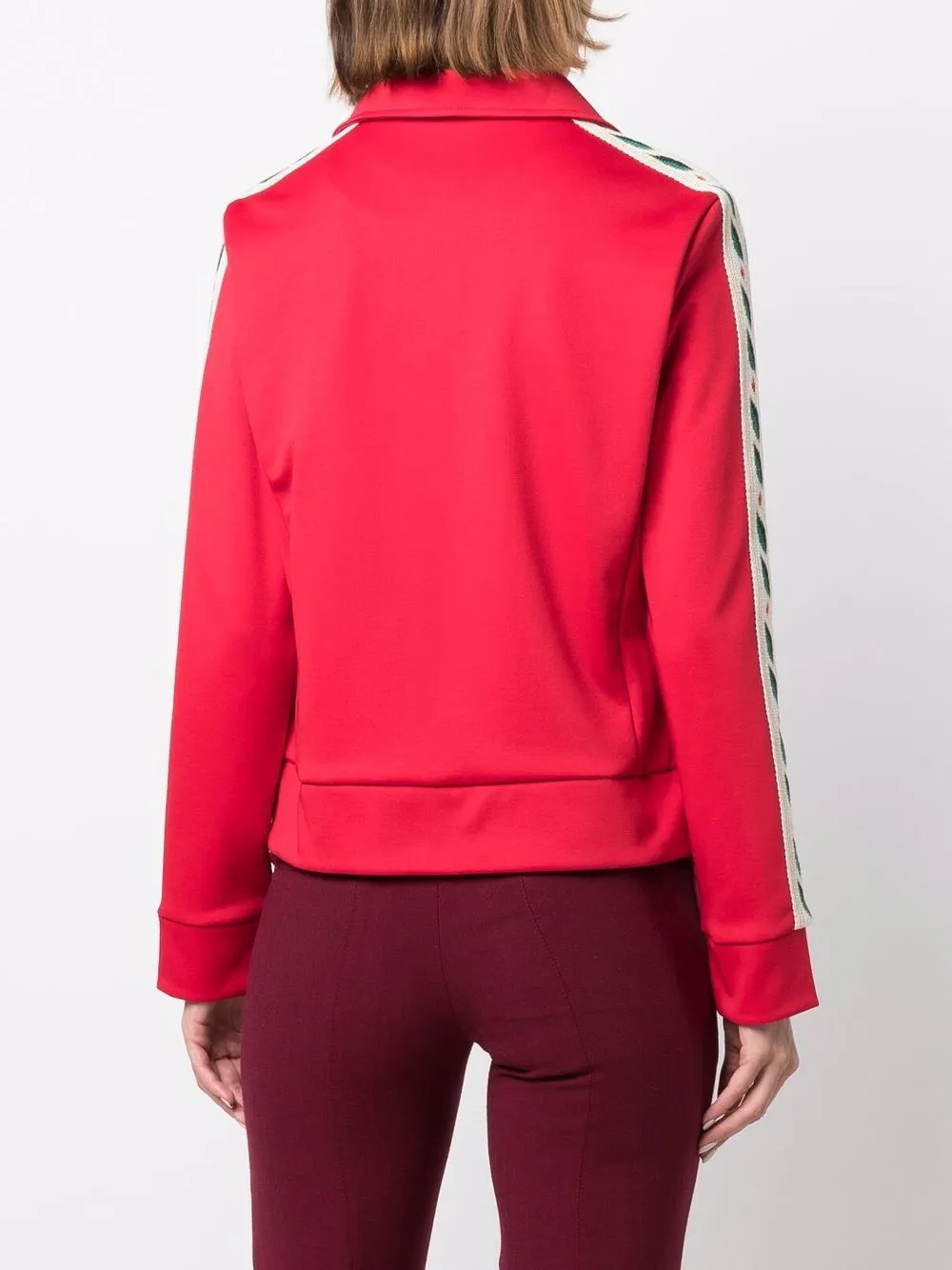 stripe-detail track jacket
