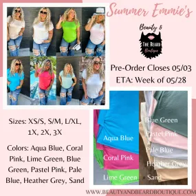 Summer Emmie Boatneck Pre-Order